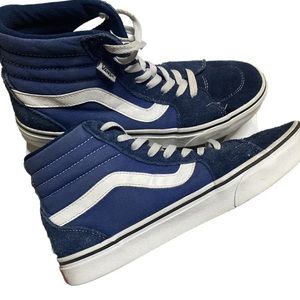 ⚫️ Vans Navy Blue Hightop Filmore’s